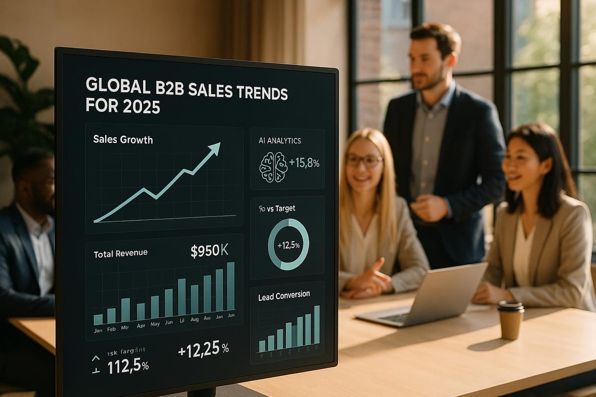 Global B2B sales trends for 2025 at a glance