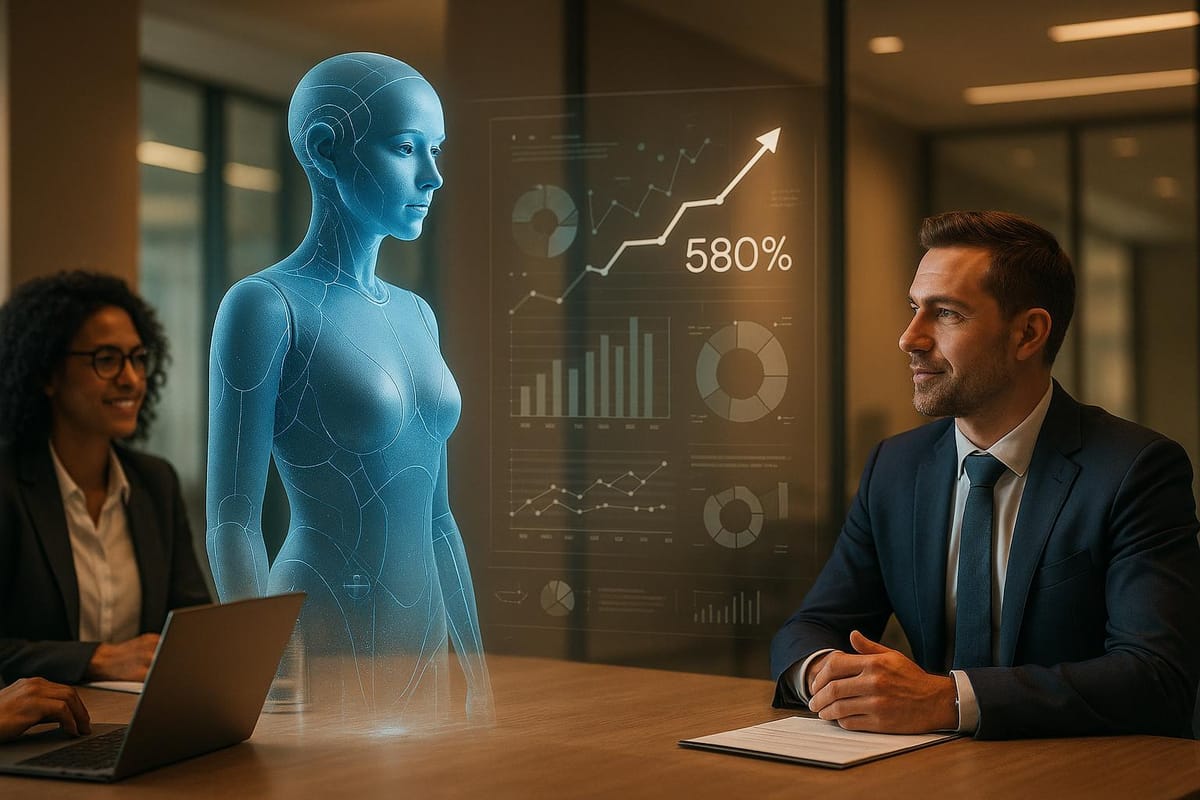 AI Sales Agents Drive 580% Market Growth: How Autonomous Technology is Revolutionizing B2B Revenue Generation in 2025