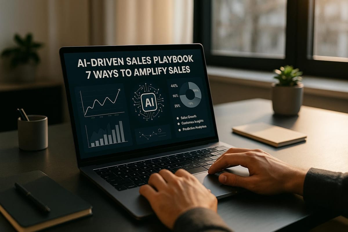AI-Driven Sales Playbook: 7 Ways to Amplify Sales