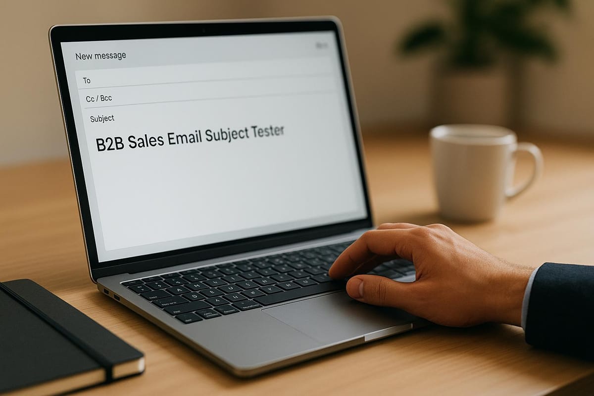 B2B Sales Email Subject Tester